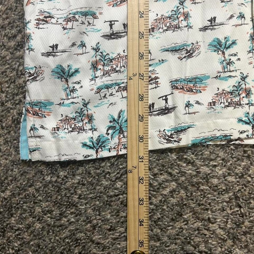 NWT Tommy Bahama Casablanco Short Sleeve Button Up Coconut Cream Size L - Picture 6 of 6